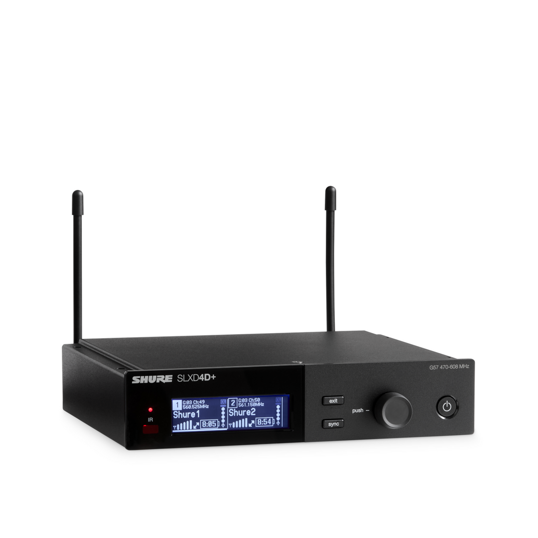Shure SLXD4D+=-G57 Wireless Receiver Dual
