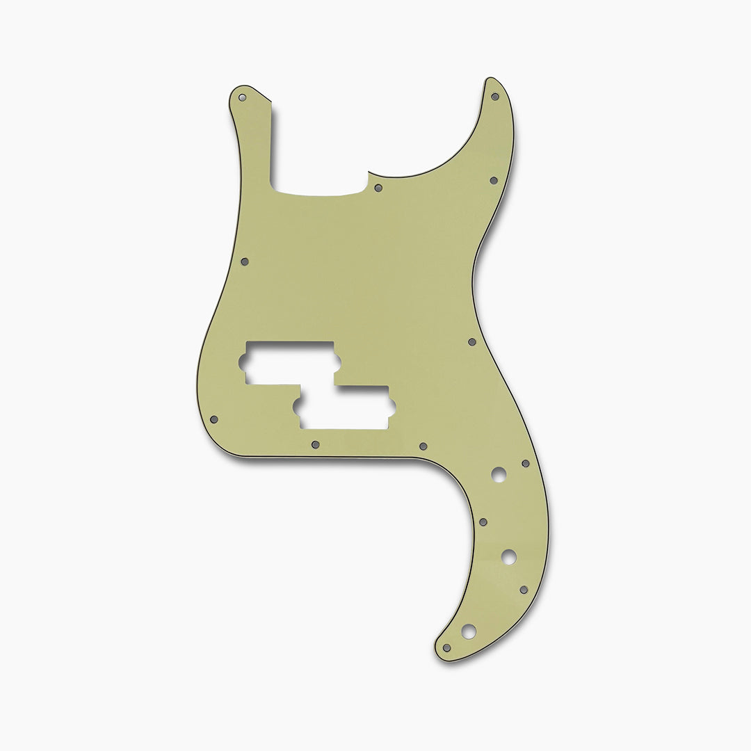 Allparts PG-0750 Pickguard for Precision Bass® Mint Green 3-ply (MG/B/MG) .090