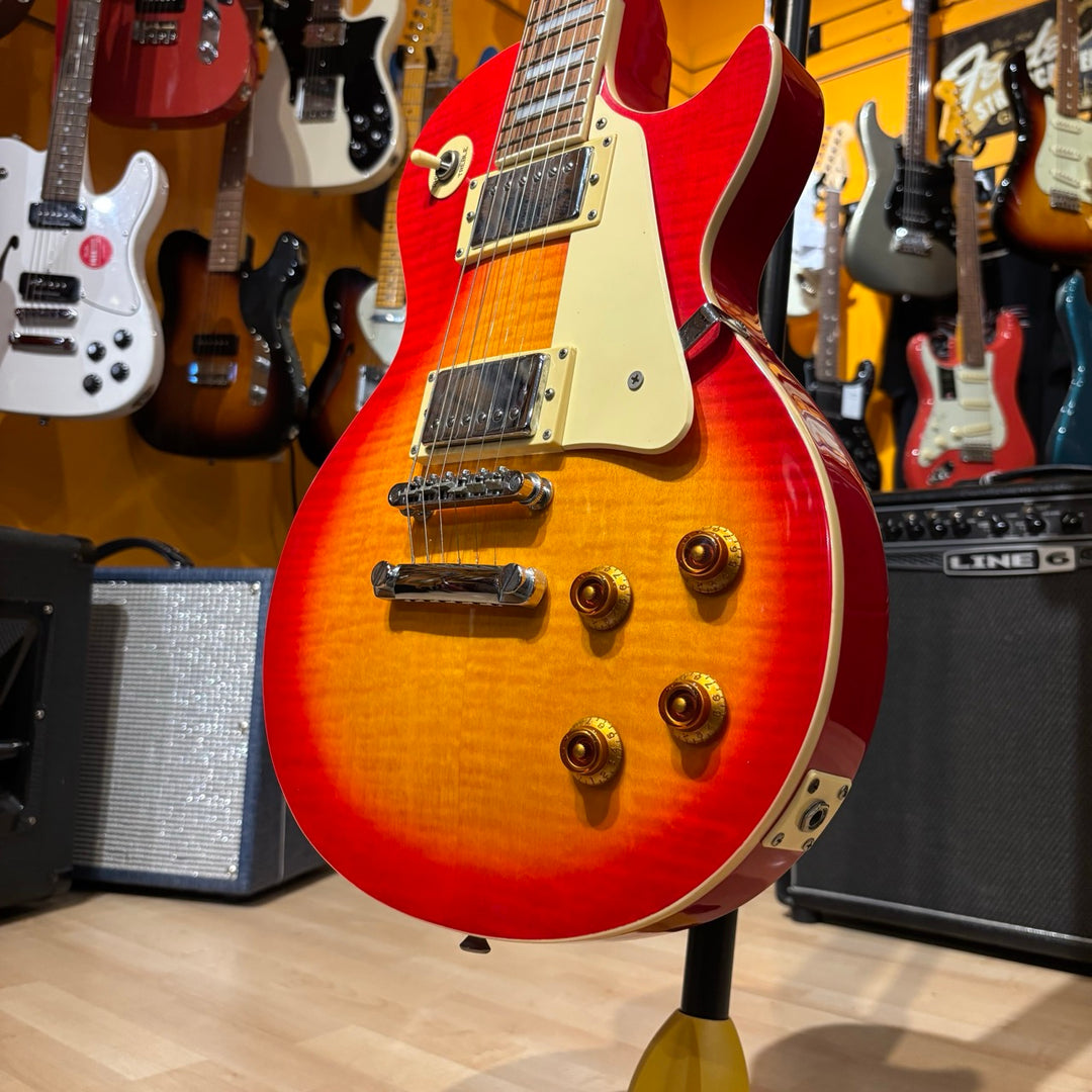 Epiphone - Les Paul STD FM Top - Cherry  Sunburst w/ HD Case (1998) - USED