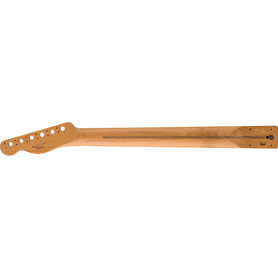 Fender Satin Roasted Maple Telecaster® Neck, 22 Jumbo Frets, 12-inch, Rosewood, Flat Oval Shape