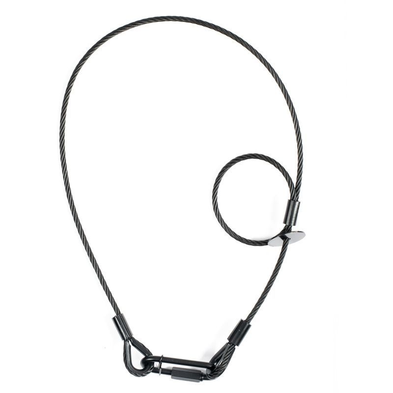 ADJ SC5B Steel Safety Cable - 31in - 45kg Rated - Black