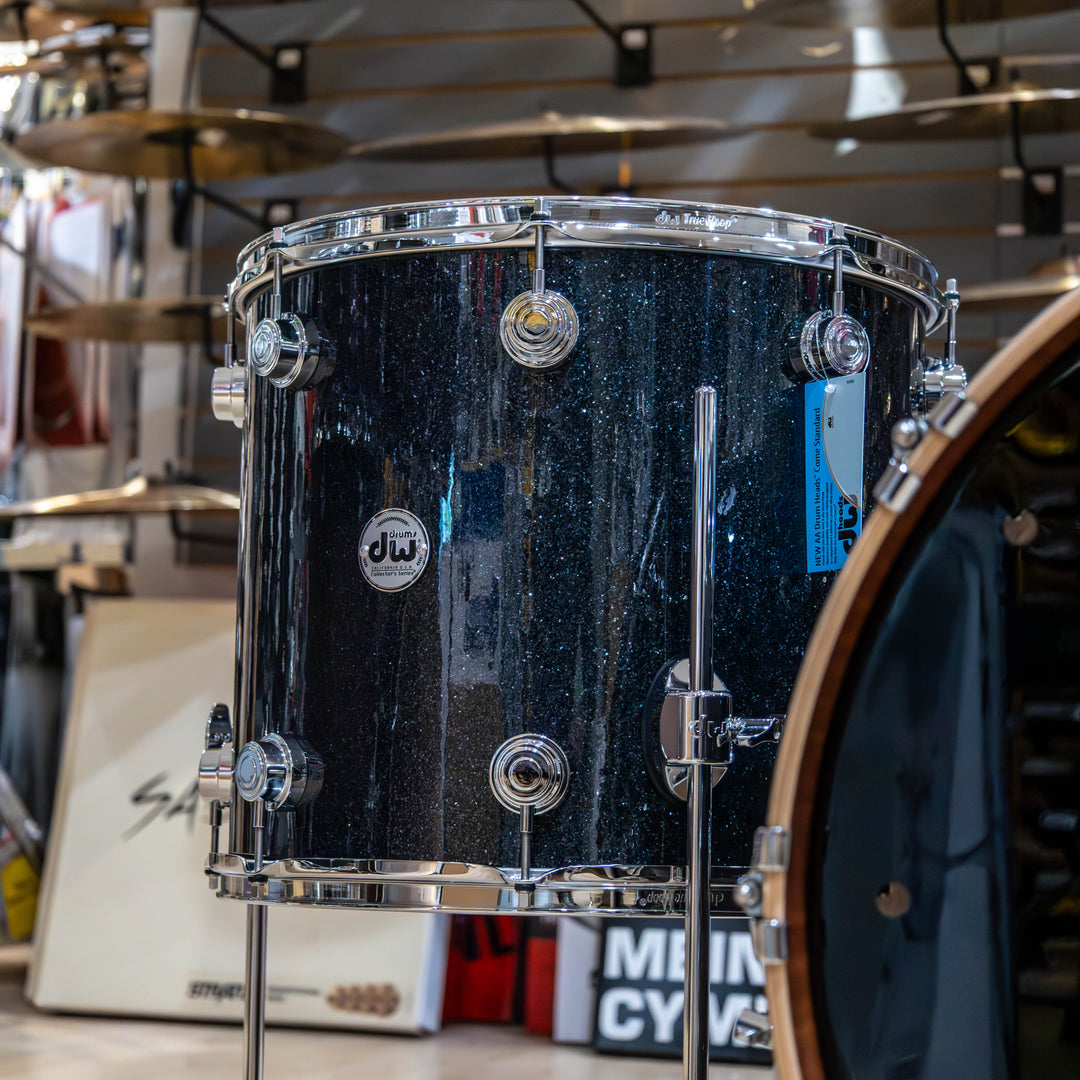 DW Collector's Series Maple Mahogany Black Ice Drum Tom Pack Drum Set