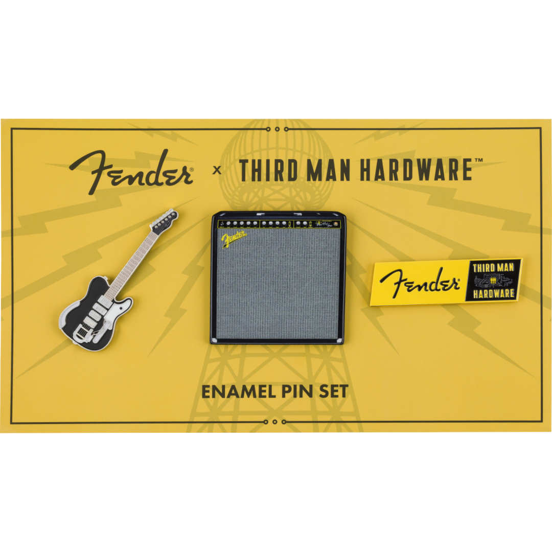 Fender ® x Thirdman Hardware™ Lapel Pin Set