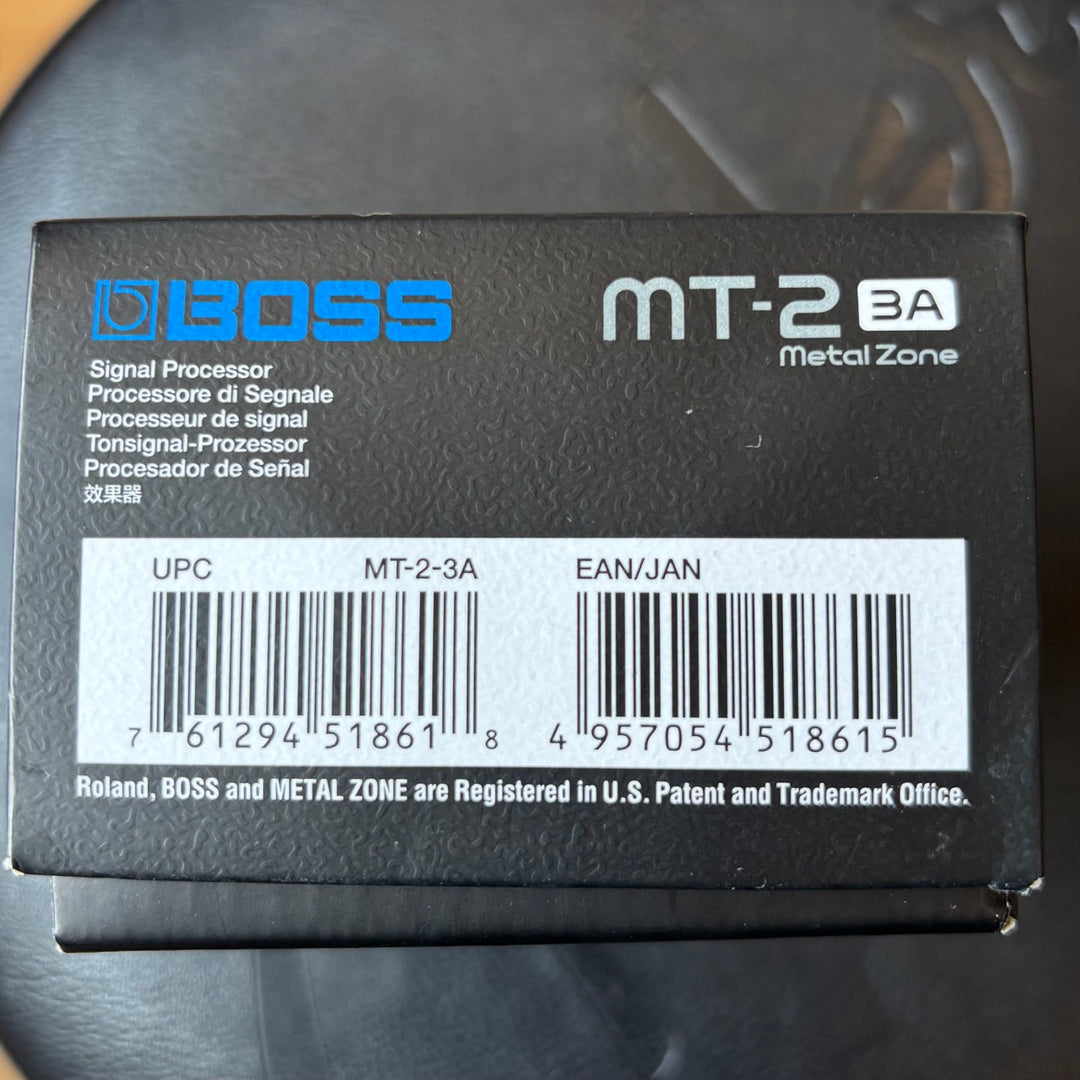 Boss - MT-2 (3A) 30th Anniversary Edition metal Zone w/ Box & MT2 User Guide - USED