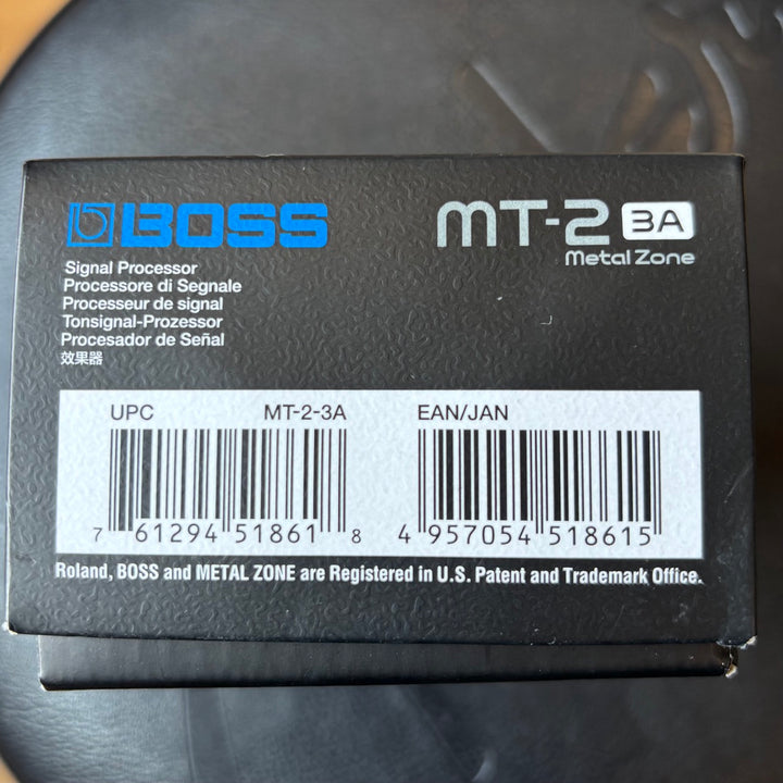Boss - MT-2 (3A) 30th Anniversary Edition metal Zone w/ Box & MT2 User Guide - USED