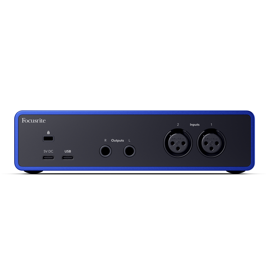 Focusrite Scarlett 2I2 4th-Gen - 40th Anniversary ISA-Blue