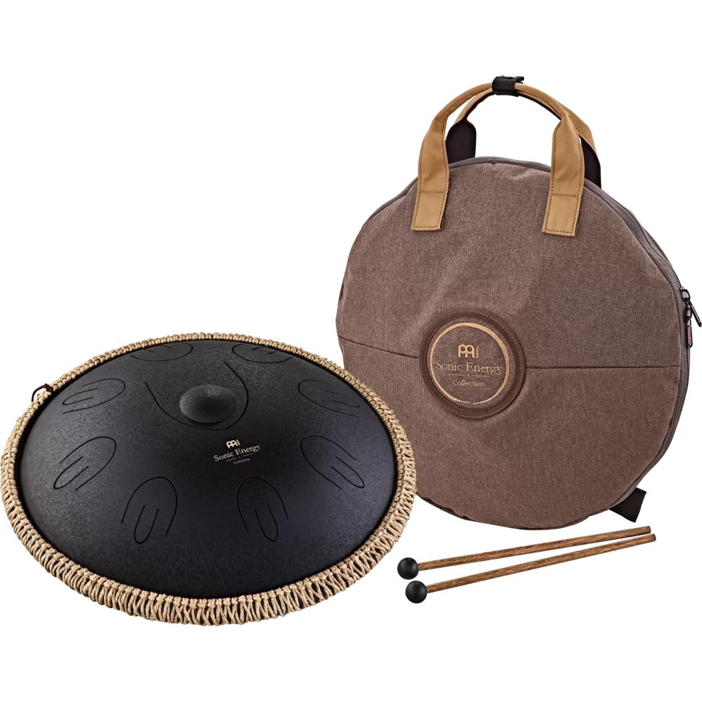 Meinl 16'' Octave Steel Tongue Drum, D Kurd - Black