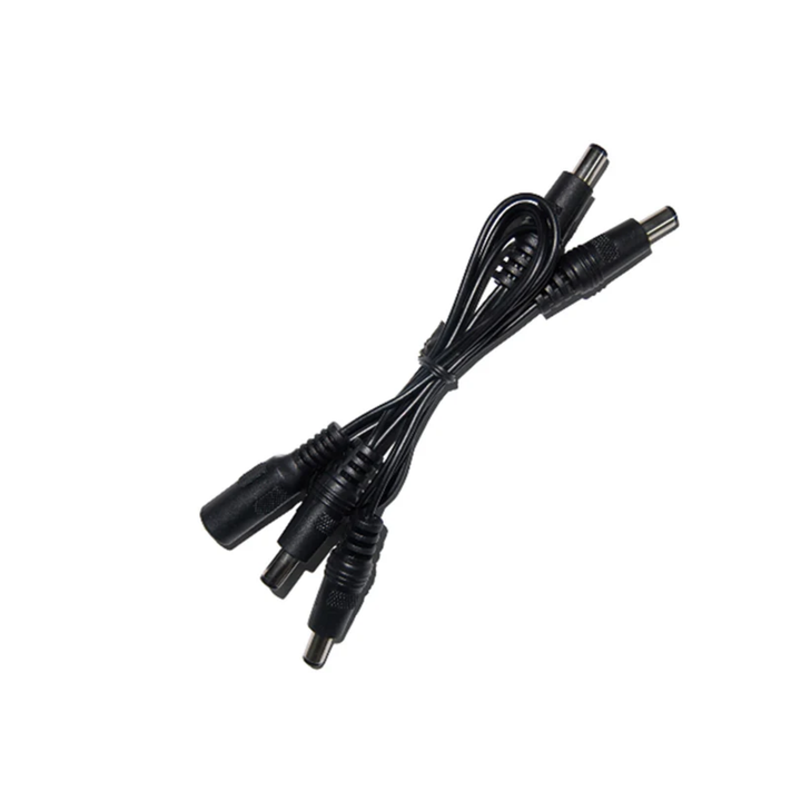 This is a daisy-chain cable to power multiple NUX Pedals with one adaptor.

This is a daisy-chain cable to power multiple NUX Pedal with one adaptor.
Multi-Plug Cable