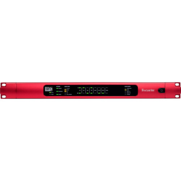 Focusrite RedNet A16R MkII Rackmount 16x16 Dante Analog Audio Interface