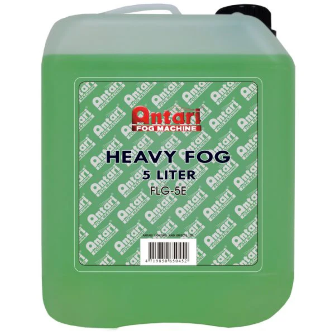 Antari FLG-5E Water-Based Fog Fluid Reg Density & Dissipation - 5L