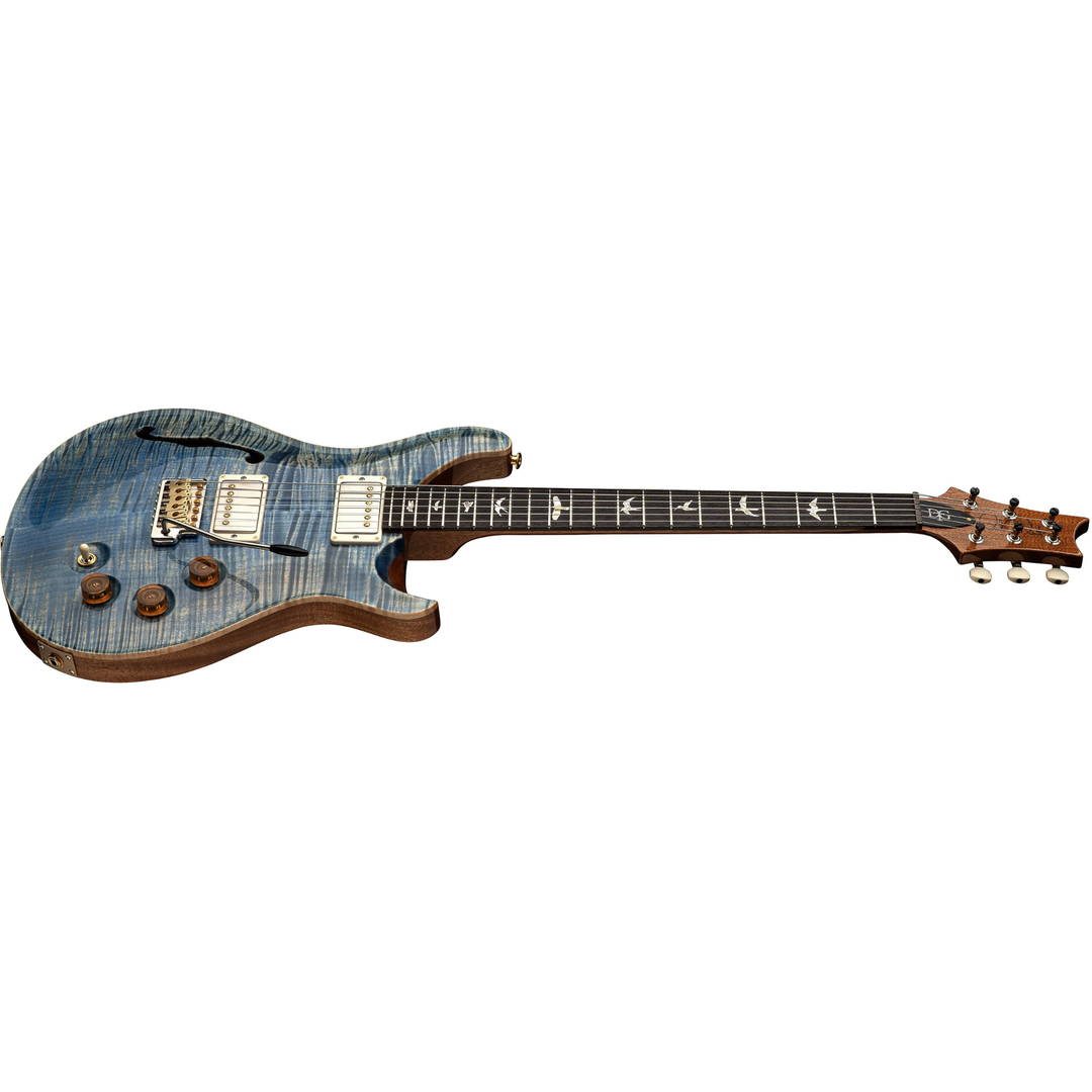 PRS DGT Semi-Hollow Birds Electric Guitar - Faded Blue Jean