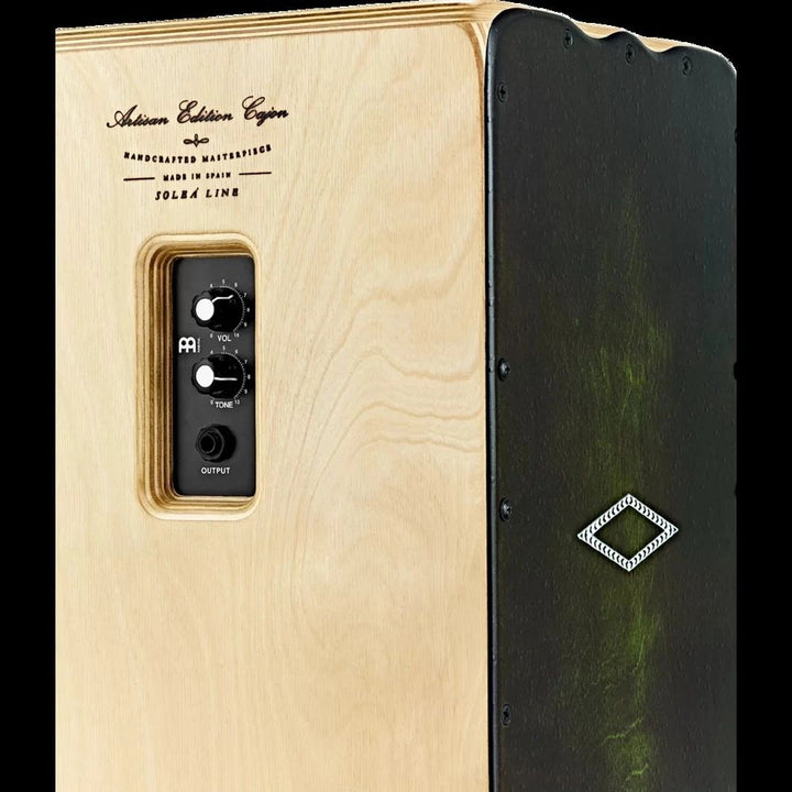 Meinl Artisan Edition Solea Line Cajon with Pickup - Dark Olive Burst