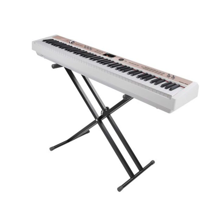 Nux NPK-20WH 88-Key Triple-Sensor Portable Digital Piano - White