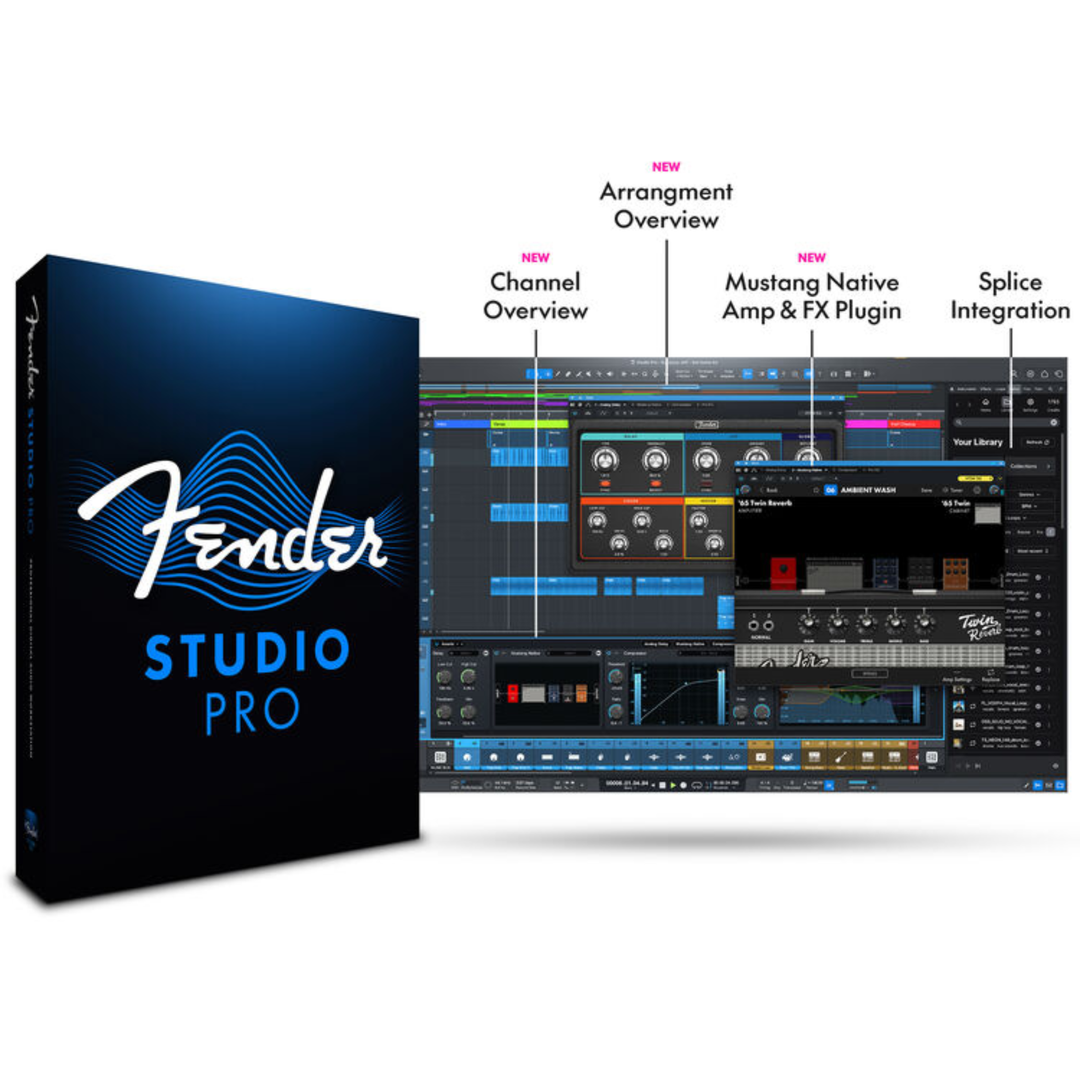 Fender FENDER-STUDIO-PRO-CROSSGR Studio Pro 8 Music and Audio Production Software (Crossgrade License)