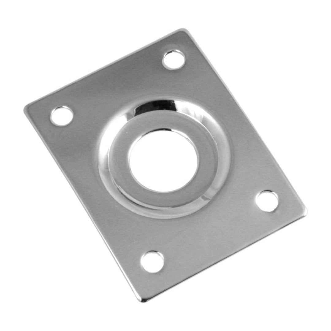 Allparts AP-0637 Rectangular Jackplate Chrome