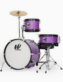 Westbury WST-JR3-PS 3-Piece Junior Drum Kit -  Purple Sparkle