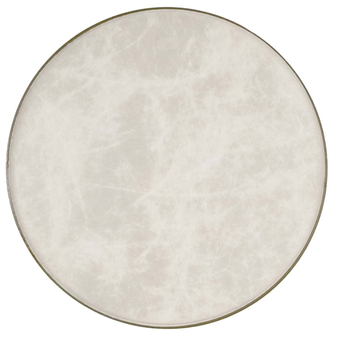 The Fiberskyn Banjo Head embodies the look and sound of the old calfskin head with maintenance-free convenience. This head has a warm, round tone and described as a "plunky" or Appalachian "old time" kind of sound. The sustain is short, similar to coated banjo heads but with more low end response. Remo synthetic film banjo heads are trusted by every major banjo manufacturer worldwide due to their quality of construction, sound and performance. Medium Collar - 7/16".
