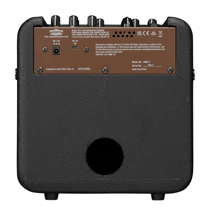 Vox VMG3BR LTD 3W Portable Modeling Amp - Earth Brown