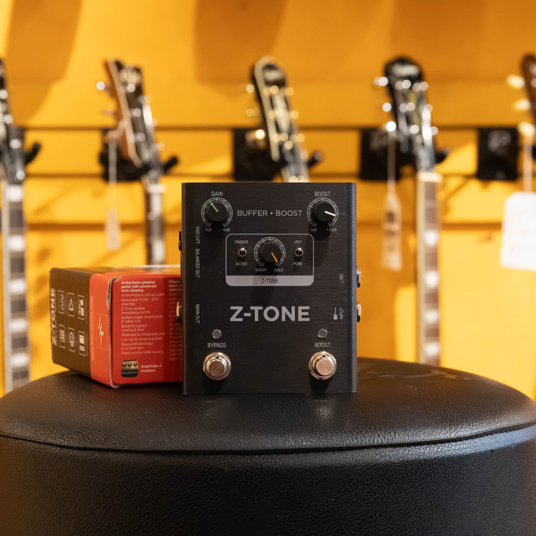 IK Multimedia - Z Tone GTR or Bass Buffer- Booster Pedal w/ Box & User Music City Canada IK Multimedia - Z Tone GTR or Bass Buffer- Booster Pedal w/ Box & User Music City Canada