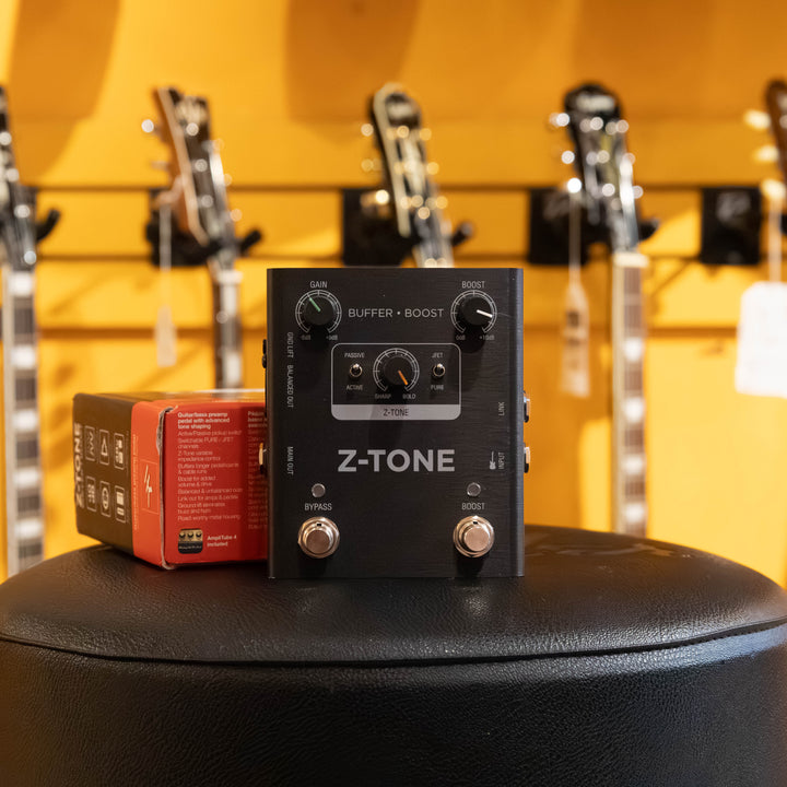 IK Multimedia - Z Tone GTR or Bass Buffer- Booster Pedal  w/ Box & User Guide - USED