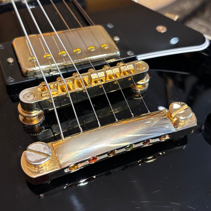 Epiphone - Les Paul Custom w/ Epiphone DLX Gig Bag (Ebony - Kalamazoo Headstock- 2025 ) - USED