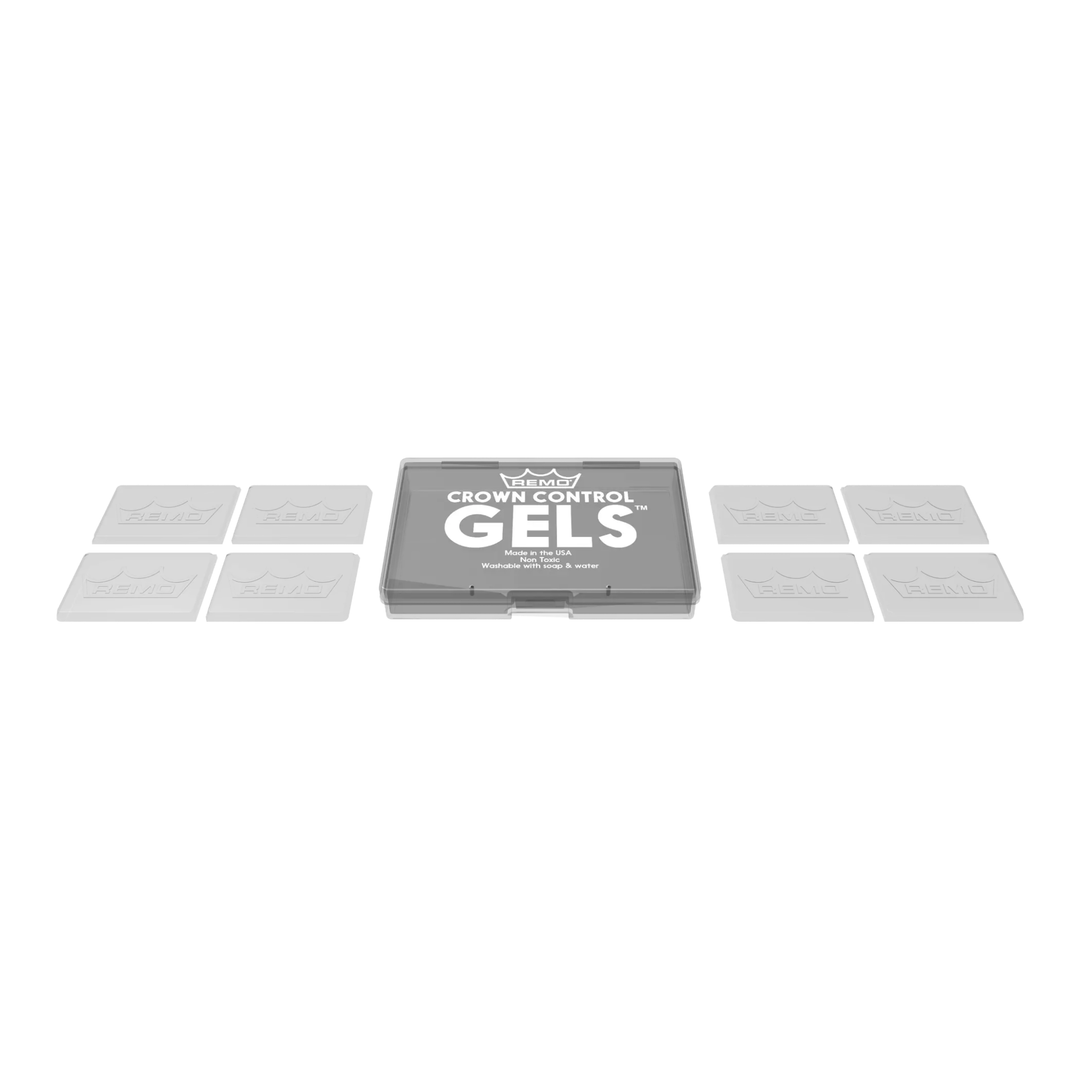 Remo CC-2000-00 Crown Control Gels, Packaged, 1 Case, 8 Pieces, Clear