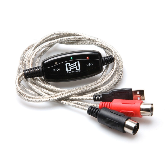 Hosa USM-422 MIDI I/O to USB Type A TRACKLINK MIDI to USB Interface Cable - 6ft