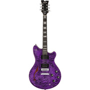 EVH® SA-126 Special Electric Guitar w/Case - QM Trans Purple