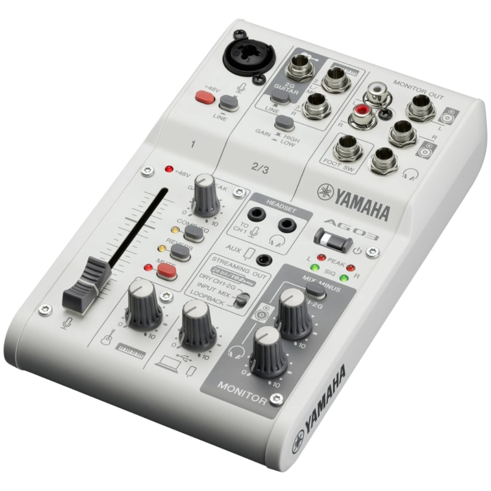Yamaha AG03MK2 W Yamaha Mixing Console - White