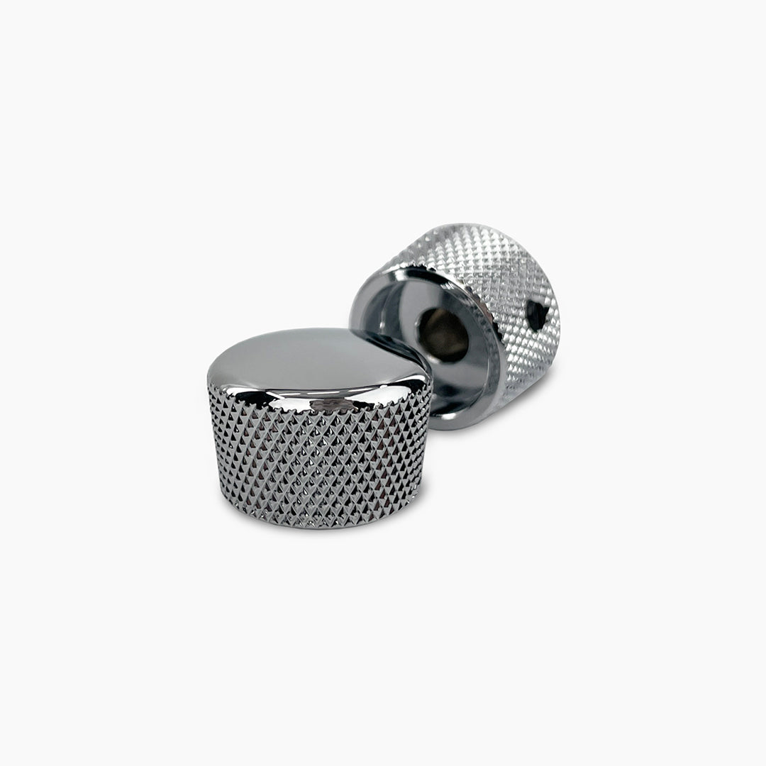 Allparts MK-0120 Metal Cupcake Knob Set Chrome