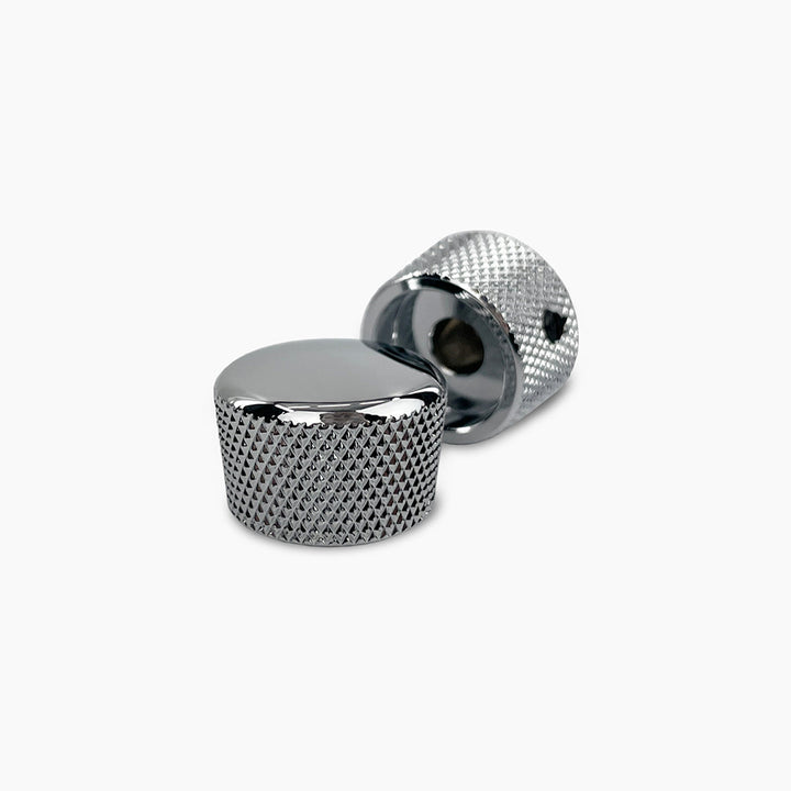 Allparts MK-0120 Metal Cupcake Knob Set Chrome
