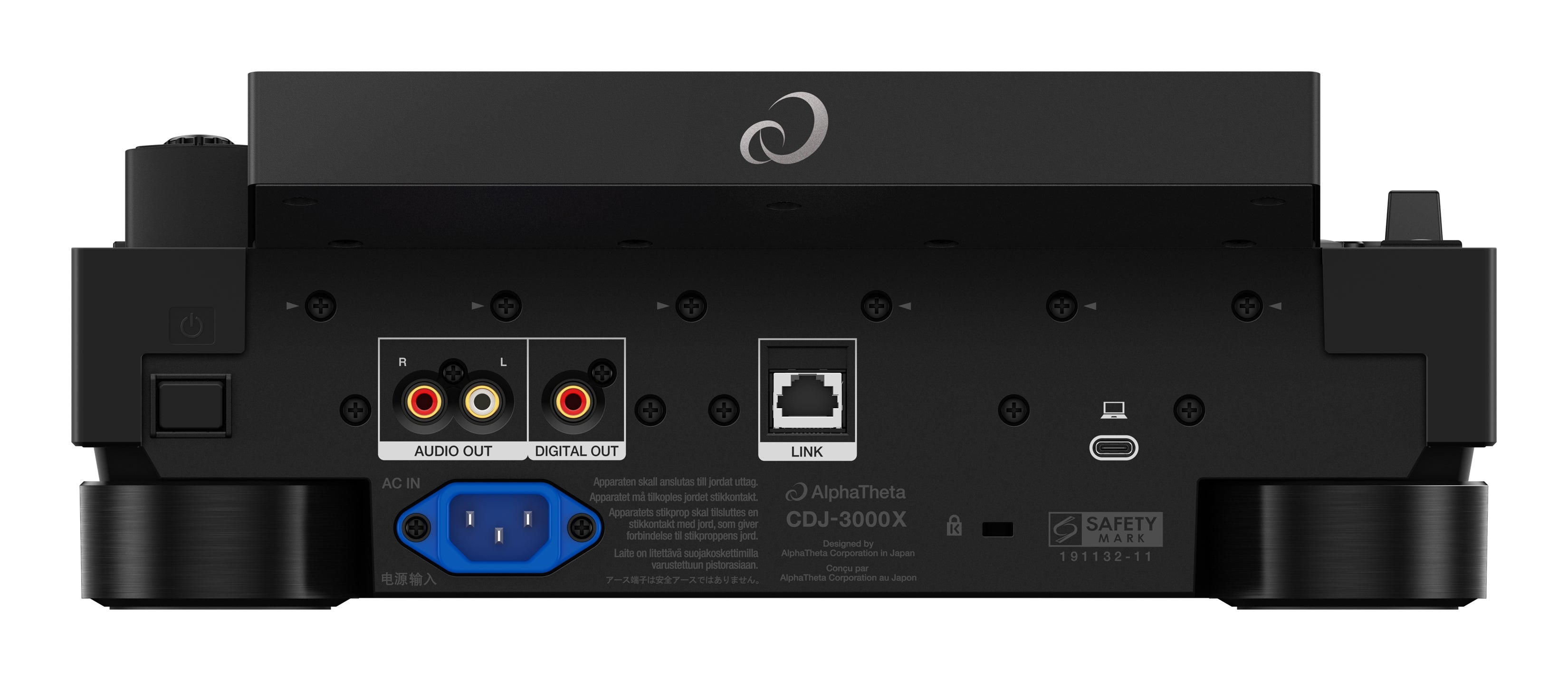 Pioneer DJ Alpha Theta CDJ-3000X Player – Music City Canada