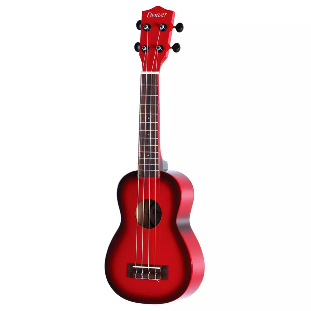 Denver DUKE-RDB Soprano Ukulele - Red Burst