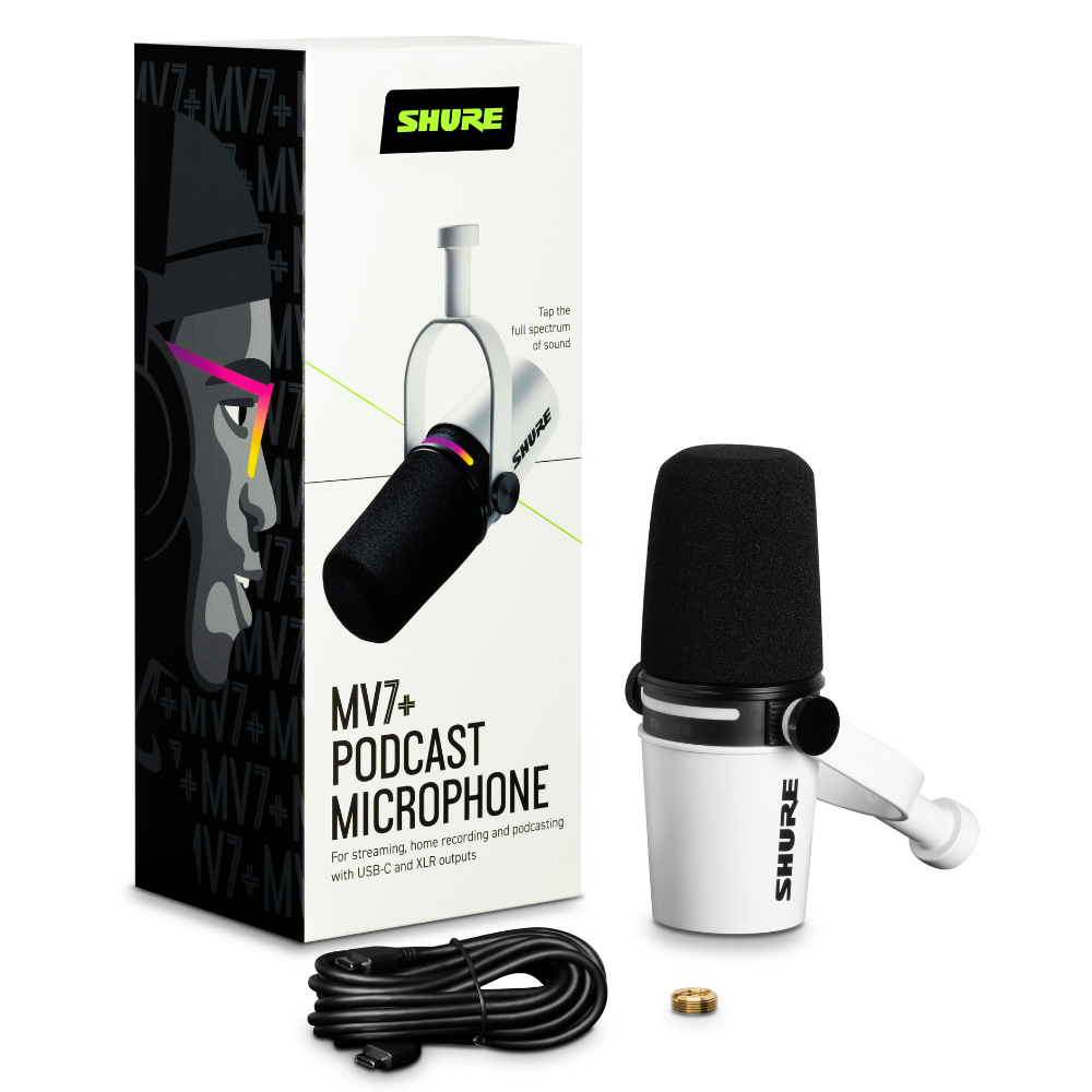 Shure MV7+ Podcast Kit Bundle – Music City Canada Shure MV7+ Podcast Kit Bundle – Music City Canada