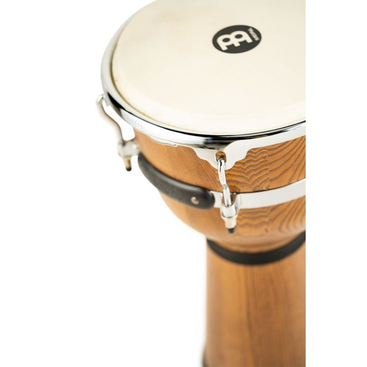 Meinl Percussion 12" Floatune Series Woodcraft Djembe Zebra Finished Ash