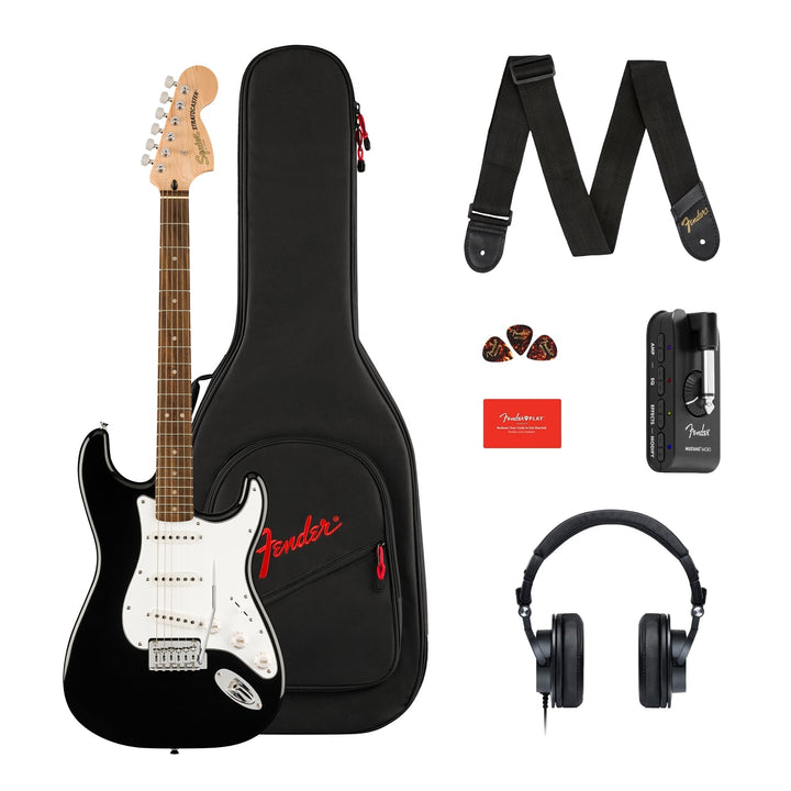 Fender Affinity Series Stratocaster Mustang Micro Player Pack (Black)