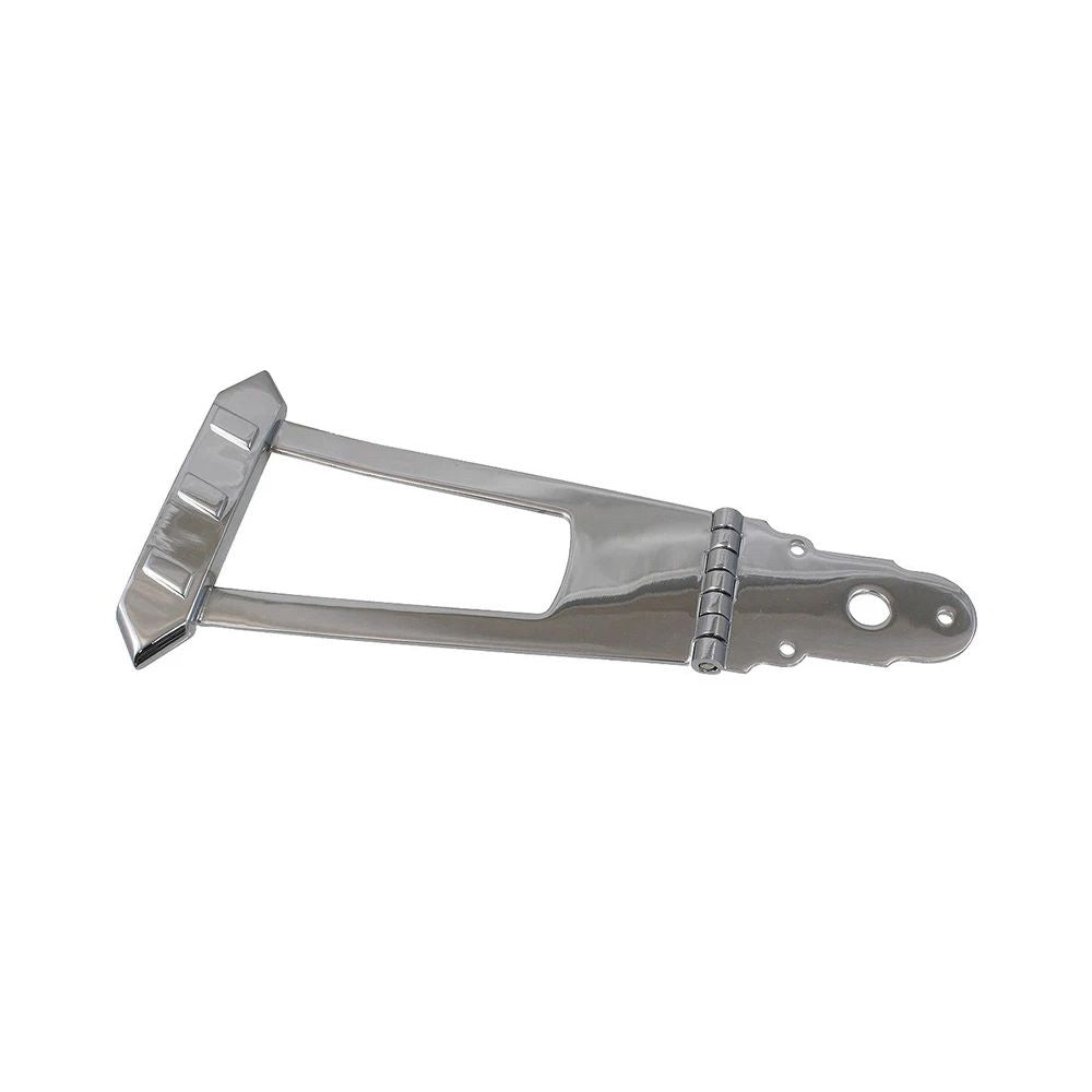 Allparts Trapeze Tailpiece with 3 Parallelograms - Nickel