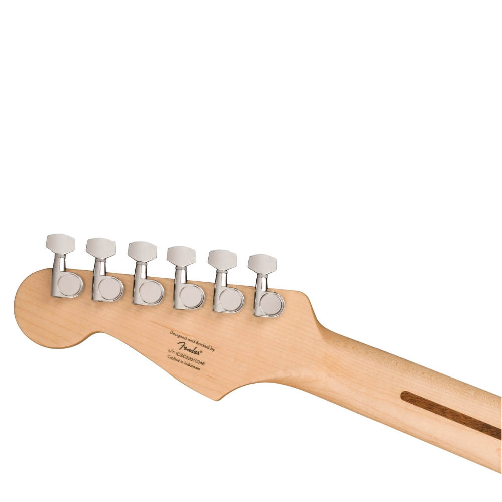 Squier Sonic Stratocaster  HSS, Maple Fingerboard, White Pickguard - Tahitian Coral