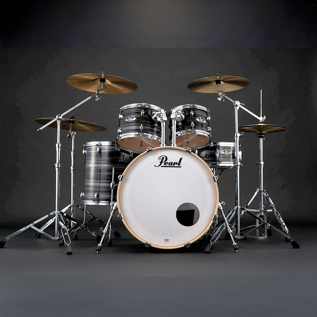 Pearl EXX725SPC Export Series 5-Piece Drum Kit - Graphite Silver Twist (NO hardware, cymbals, throne)
