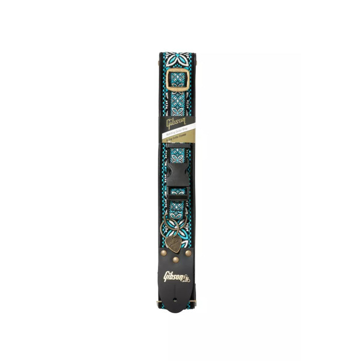 GIBSON STRAP & DOG COLLAR BLUE-MED