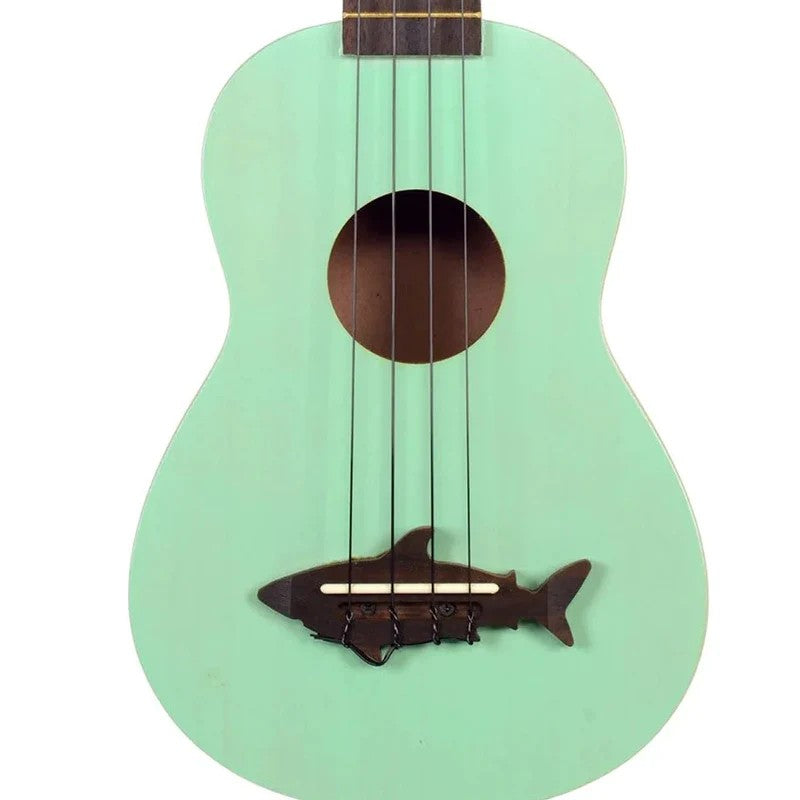Kala Makala Soprano Shark Ukulele - Green