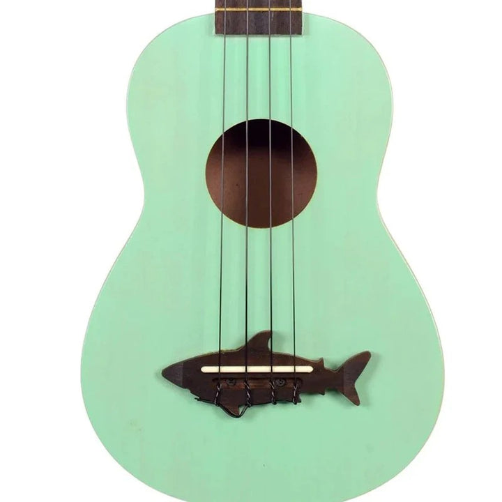 Kala Makala Soprano Shark Ukulele - Green
