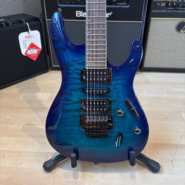 Ibanez - S Standard (Sapphire Blue) S670QMSPB (Factory Demo) "One Small Lacquer Checking Mark"