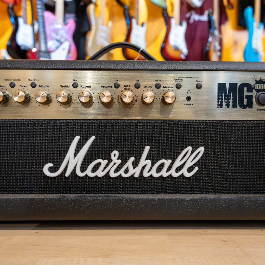 Marshall -  MG100-FX - 100 Watt Solid State Head w/ 2 Button FS & User Guide - 2009- USED