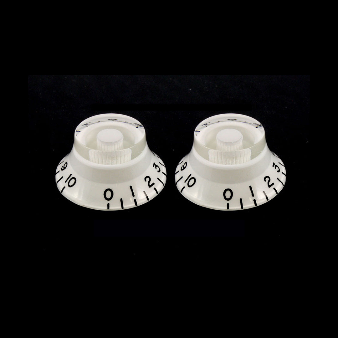 Allparts PK-0140 Set of 2 Vintage-style Bell Knobs Amber