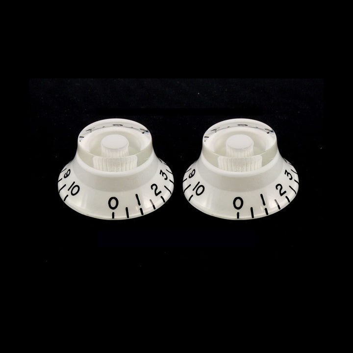 Allparts PK-0140 Set of 2 Vintage-style Bell Knobs Amber