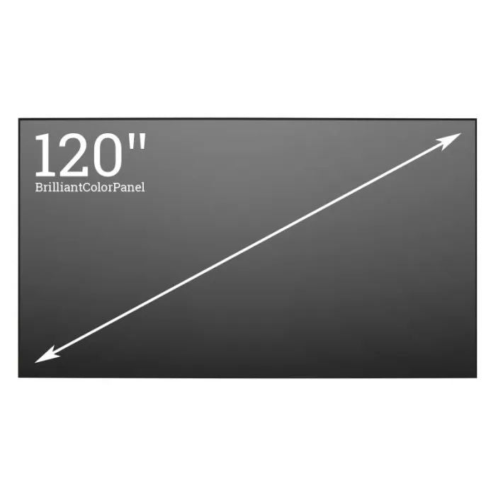 Viewsonic BCP120 BrilliantColor Panel  120" Black Diffuser, 1080p High Ambient Light Screen, Recommended for LS820, PX800HD, LS810, LS830