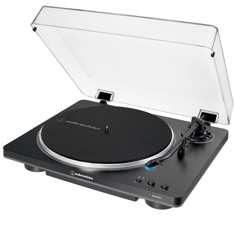 Audio-Technica AT-LP70X Belt-drive Turntable (Black/Grey)