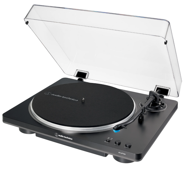 Audio-Technica AT-LP70X Belt-drive Turntable (Black/Grey)