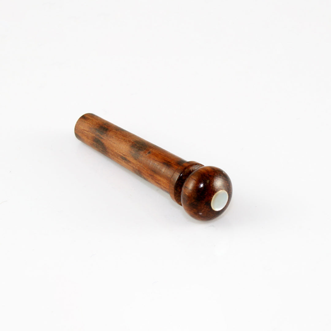 Allparts BP-2852 Snakewood Guitar Bridge Pins Mother of Pearl dot